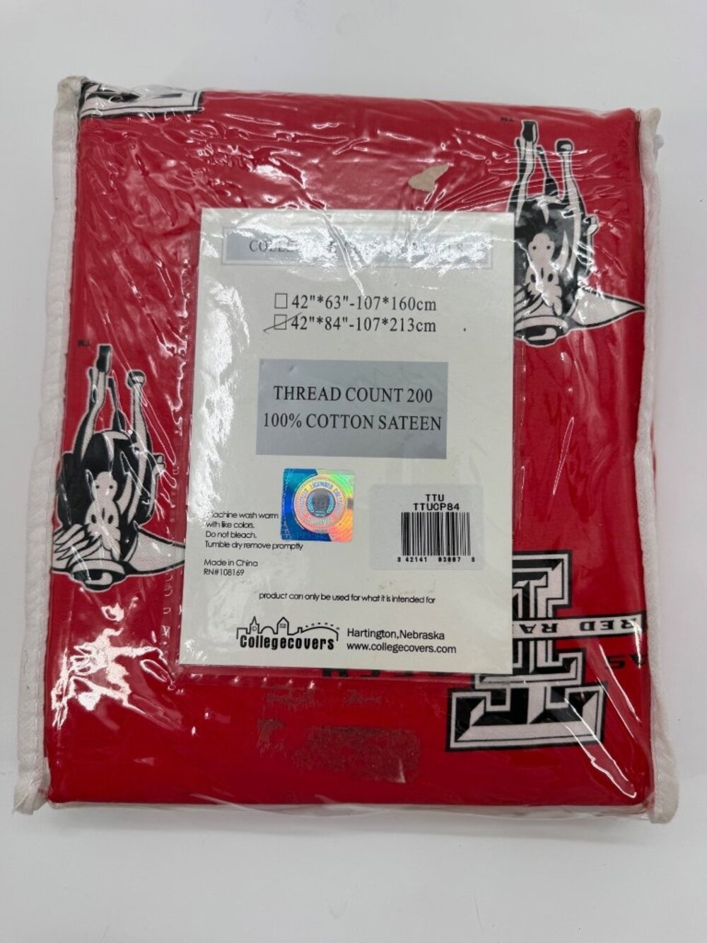 Texas Tech Red Raiders  Curtain Set Collegiate Licensed